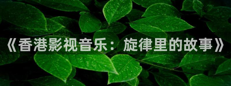 韓國影視大全：《香港影視音樂：旋律里的故事》